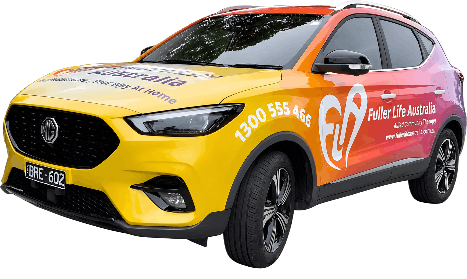 Fuller Life Australia mobile therapy car